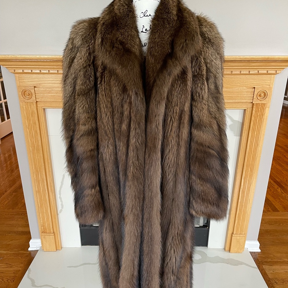 Christian Dior Full Length Fisher Sable Coat